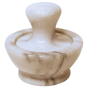 accessories white marble spice grinder 213740 front