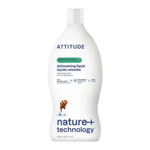 attitude dishwashing liquid green apple 234516 front